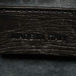 Pre Owned Alexander McQueen Black Leather Medium Heroine Satchel