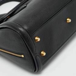 Pre Owned Alexander McQueen Black Leather Medium Heroine Satchel