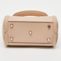 Pre Owned Alexander McQueen Beige Leather Mini Heroine Satchel