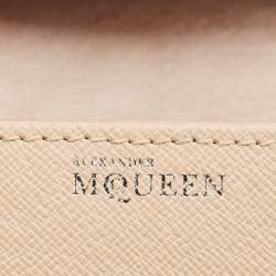 Pre Owned Alexander McQueen Beige Leather Mini Heroine Satchel