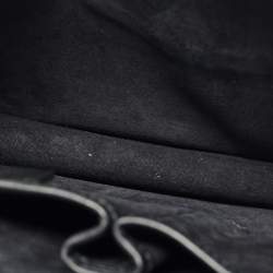 Pre Owned Alexander McQueen Black Diamond Embossed Leather Heroine Chain Shoulder Bag