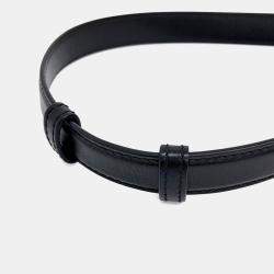 مملوكة مسبقًا Alexander McQueen Beige Black Leather Curve Bucket Bag