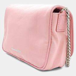 مملوكة مسبقًا Alexander McQueen Pink Fabric fabric chain crossbody bag