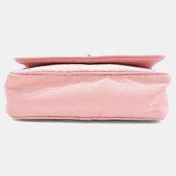 مملوكة مسبقًا Alexander McQueen Pink Fabric fabric chain crossbody bag