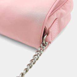 مملوكة مسبقًا Alexander McQueen Pink Fabric fabric chain crossbody bag