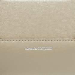 مملوكة مسبقًا Alexander McQueen Jewelled Mini Beige Leather Hobo