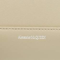 مملوكة مسبقًا Alexander McQueen Jewelled Mini Beige Leather Hobo