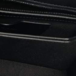 مملوكة مسبقًا Alexander McQueen Black Quilted Patent Leather Four Ring Skull Shoulder Bag