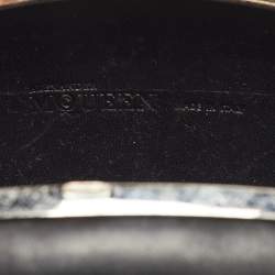 مملوكة مسبقًا حقيبة كلتش أليكسندر ماكوين بوكس جلد أسود