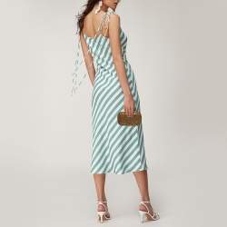 مملوكة مسبقًا Alexander McQueen Gold/Black Brocade Fabric Crown Skull Box Clutch