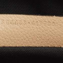 Pre Owned حقيبة ألكسندر ماكوين ساتشيل قفل جمجمة جلد خوخي