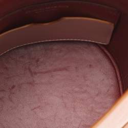 Pre Owned حقيبة باكت ألكسندر ماكوين ذا كَورف جلد وردي مغبر