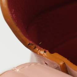 Pre Owned حقيبة باكت ألكسندر ماكوين ذا كَورف جلد وردي مغبر