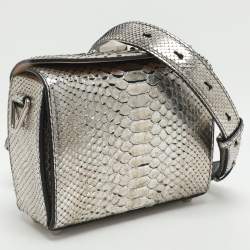 Pre Owned حقيبة كتف أليكساندر ماكوين بوكس 19 جلد أسود