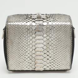 Pre Owned حقيبة كتف أليكساندر ماكوين بوكس 19 جلد أسود