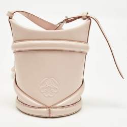 Pre Owned حقيبة باكيت أليكسندر ماكوين ذا كيرف جلد وردي