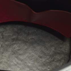 Pre Owned Alexander McQueen The Curve Black Leather Bucket Bag