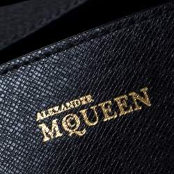 Alexander McQueen Black Leather Medium Heroine Tote