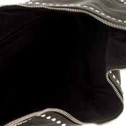 Pre Owned Alexander McQueen Olive Green Leather Medium De Manta Clutch