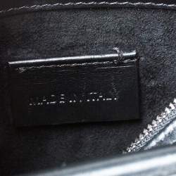 Pre Owned Alexander McQueen Black/Pink Leather Small Heroine Satchel