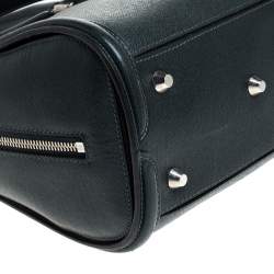 Pre Owned Alexander McQueen Deep Green Leather Small Heroine Satchel