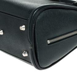 Pre Owned Alexander McQueen Deep Green Leather Small Heroine Satchel