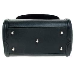 Pre Owned Alexander McQueen Deep Green Leather Small Heroine Satchel