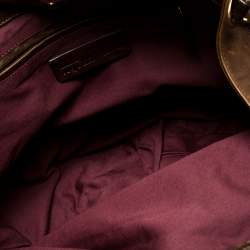 Alexander McQueen Brown Leather Faithful Bucket Tote