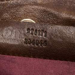Alexander McQueen Brown Leather Faithful Bucket Tote