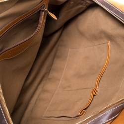 Alexander McQueen Paisley Leather and Snakeskin Hinge Turn Lock Satchel