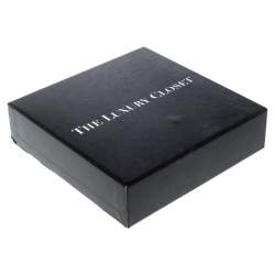 Alexander McQueen Black Leather Skull Card Case