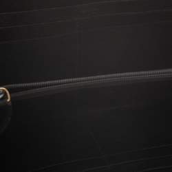 Alexander McQueen Black Leather Zip Around Wallet 