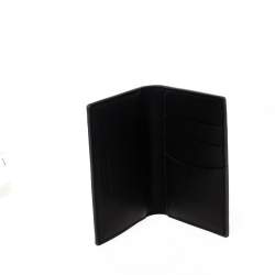 Alexander McQueen Grey Leather Skull Bifold Card Holder 