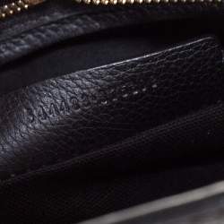 Pre Owned Alexander McQueen Black Leather Mini Skull Padlock Satchel