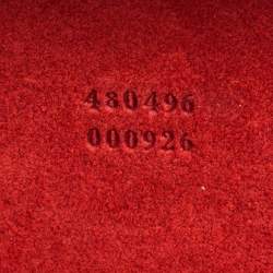 Pre Owned Alexander McQueen Multicolor Floral Embroidered Leather King and Queen Skull Chain Clutch