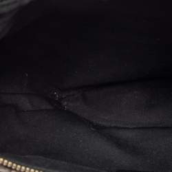 Pre Owned Alexander McQueen Multicolor Floral Print Satin and Leather Medium De Manta Clutch