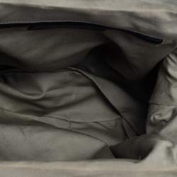 Alexander McQueen Grey Patent Leather Elvie Satchel