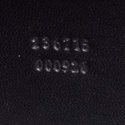 Pre Owned Alexander McQueen Black Leather Fringe Skull Box Clutch