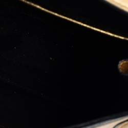 Pre Owned Alexander McQueen Metallic Gold Leather Mini Heroine Bag