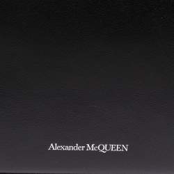 Pre Owned Alexander McQueen Black/Red Leather Box 16 Shoulder Bag