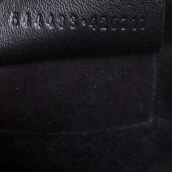 Pre Owned Alexander McQueen Black Leather Mini Fringed Heroine Bag