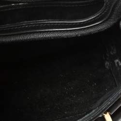 Pre Owned Alexander McQueen Black Leather Mini Heroine Bag