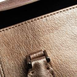 Pre Owned حقيبة أليكساندر ماكوين "ميني هيروين" جلد هولوغرافيك ميتاليك