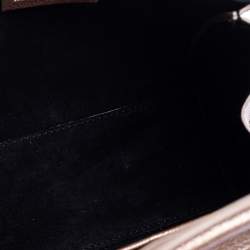 Pre Owned حقيبة أليكساندر ماكوين "ميني هيروين" جلد هولوغرافيك ميتاليك