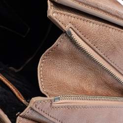 Pre Owned حقيبة أليكساندر ماكوين "ميني هيروين" جلد هولوغرافيك ميتاليك