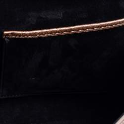 Pre Owned حقيبة أليكساندر ماكوين "ميني هيروين" جلد هولوغرافيك ميتاليك