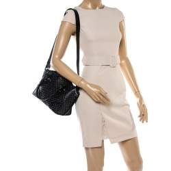 Pre Owned Alexander McQueen Black Leather Studded Legend Satchel