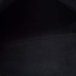 مملوكة مسبقًا Alexander McQueen Black Floral Print Leather Shopper Tote