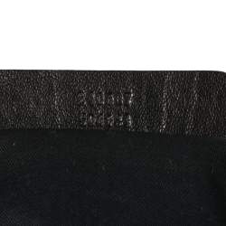 مملوكة مسبقًا Alexander McQueen Black/Brown Leopard Print Canvas Medium De Manta Clutch