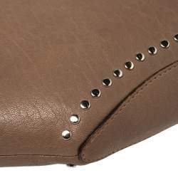 مملوكة مسبقًا Alexander McQueen Beige Leather Medium Faithful De Manta Clutch